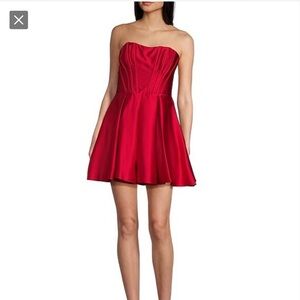 Blondie Nites Vibrant Red Formal Kids Dress